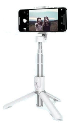 Bastão Selfie Tripé Bluetooth Rock Space Branco