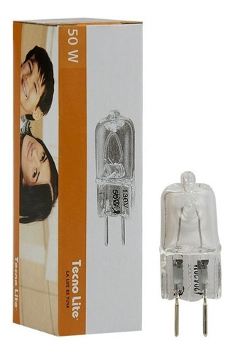 Imagen 3 de 6 de Jcd50 Tecnolite Lamp Halogenas Ampolleta 50wgy6.35600lm Jcd5