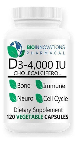 Vitamina D3 Bio-innovations Pha - - Unidad A $1586