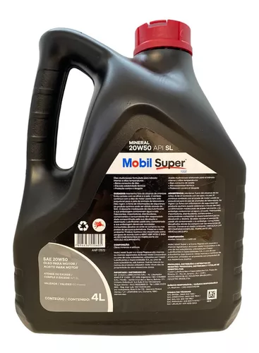 Aceite Multigrado Mineral 20W-50 Mobil