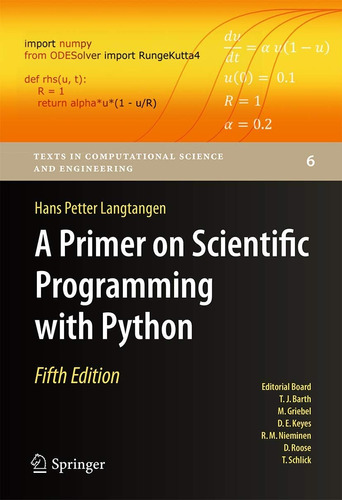 Libro: A Primer On Scientific Programming With Python (texts