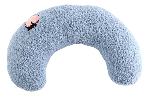 (bl) Almohada De Peluche En Forma De U Para Cuello De Cachor