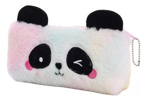 4 Estuche Para Lápices Con Diseño De Panda, Bolsa De Rosa