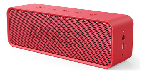 Altavoz Bluetooth Inalámbrico Anker A3102 Rojo Para Todos Lo