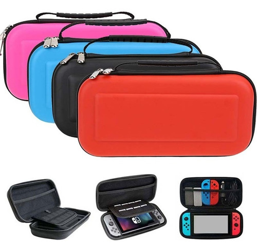 Funda Protectora Consola Juegos Para Nintendo Switch Estuche Color Azul