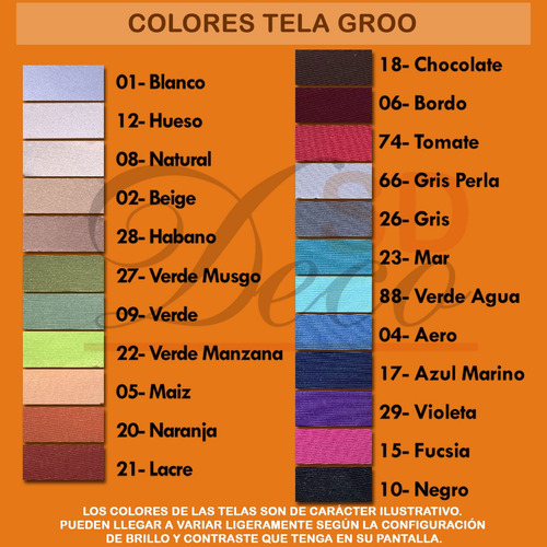 Imagen 2 de 7 de Tela Groo Para Cortinas Y Tapicería Por Metro - Sd Deco