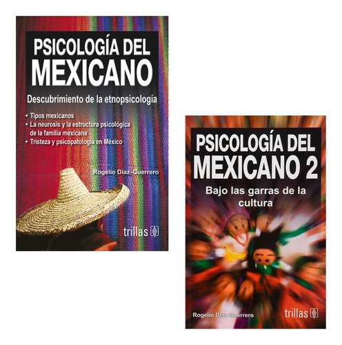 Psicologia Del Mexicano 1 -2  Diaz Guerrero Trillas Original