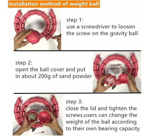 Imagen 8 de 10 de Abdomen Inteligente Ajustable Y Cintura Delgada Hula Hoop