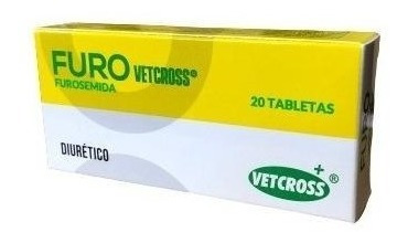 Furo Vetcross 50 Mg Diurético X 20 Comprimidos