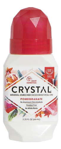 Antitranspirante roll on Crystal Roll on romã (pomegranate)
