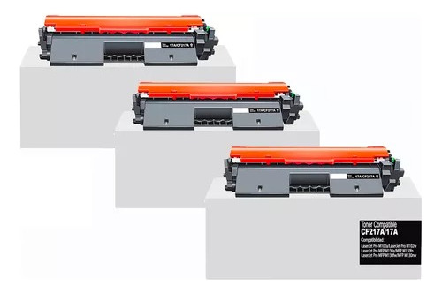 3 Toner Cf217a Genericos Para Laserjet Pro M102w/mfp M130fw