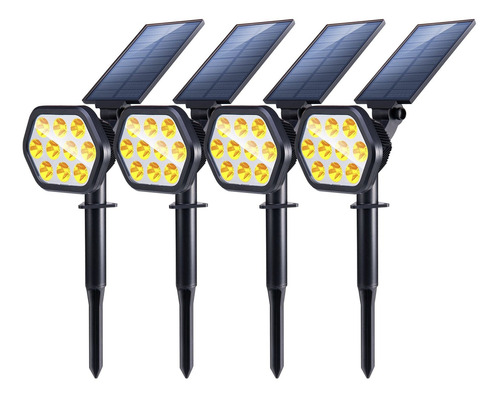 Luces Solares Exteriores 10 Focos Led Paisajes Luces ...