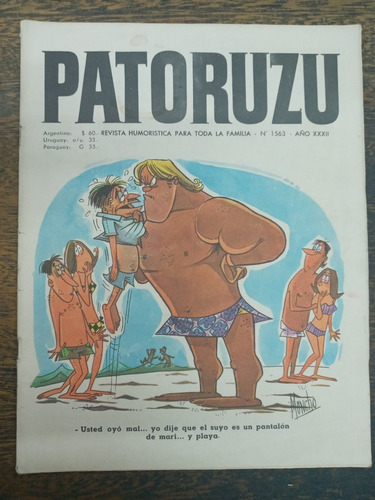 Patoruzu Nº 1563 * 1968 * Dante Quinterno *