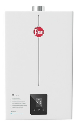 Lançamento  - Aquecedor  Gás 20 Litros Glp Ou Gn Rheem