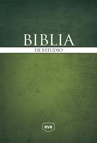 Santa Biblia De Estudio Reina Valera Revisada (cartone) - A