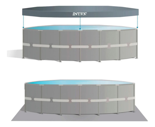 Piscina Estructural Ultra Xtr Frame Intex 549x132m, 26.423l