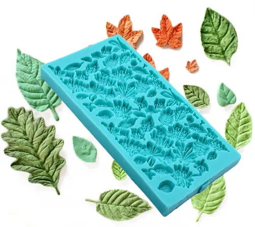 comprar Tapete Molde De Silicon Repostería Pasta Fondant Hojas
