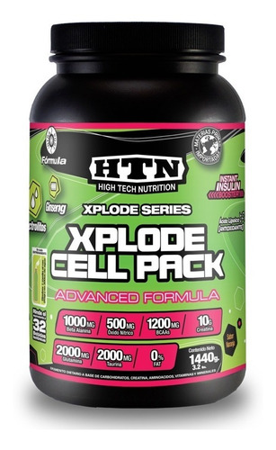 Xplode Cell Pack X 1,44 Kg Htn Glutamina Taurina Y Ginseng