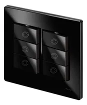 Comprar Conj. 6 Interruptores Simples Touch 4x4 Infiniti Plus Ebony