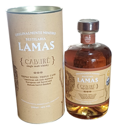 Whisky Single Malte Lamas Caburé 46% Edição Especial Tierri