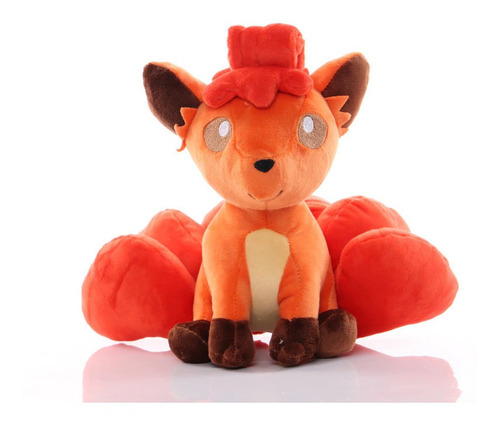 Peluche Pokemon Vulpix Para Niños 21 Cm