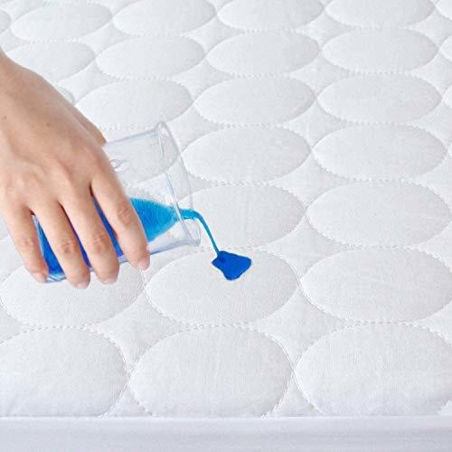 Protector De Colchon Biloban Para Cuna Impermeable Blanco