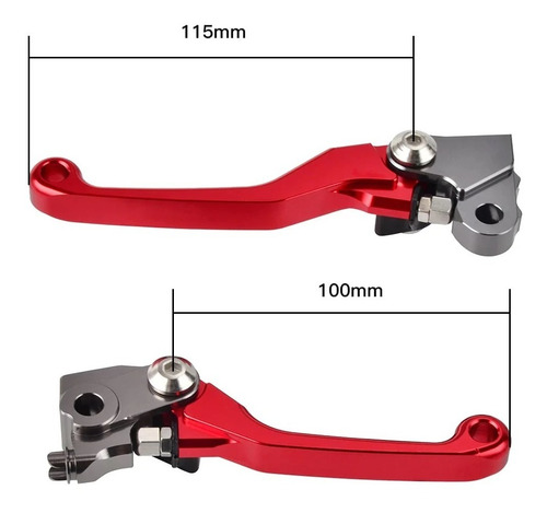 Manillas Honda Crf 250r 450r Rx Crf250r Retráctil S/logo