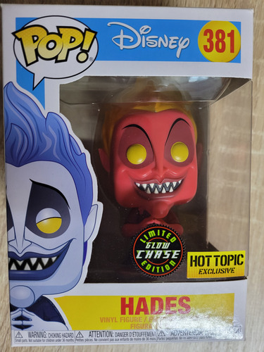 Funko Chase Disney 381 Hades Glow In Dark Hot Topic