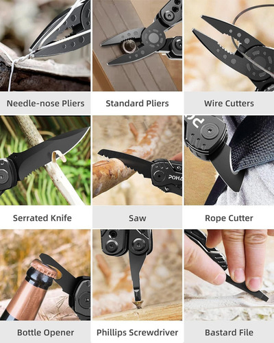 M Cuchillo Multifuncional Plegable Portátil For Acampar