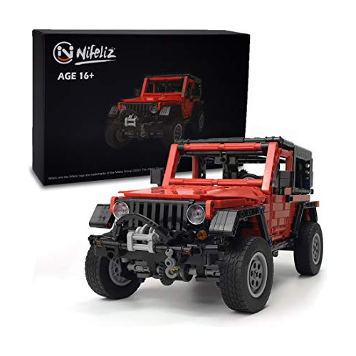 Mini Off-road Car Wrange Moc Técnica Bloques De Constr...