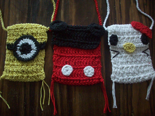 Cartera Soy Luna-para Celular O Para Nenas- En Crochet-