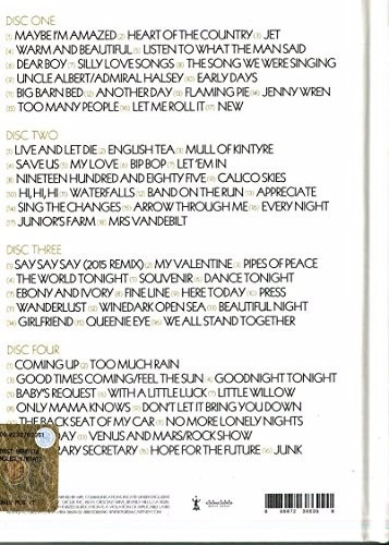Eam 4 Cds Box Set Paul Mccartney Pure Deluxe Edition 2016