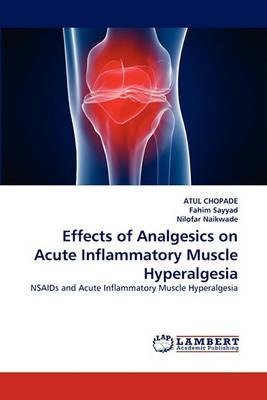 Libro Effects Of Analgesics On Acute Inflammatory Muscle ...