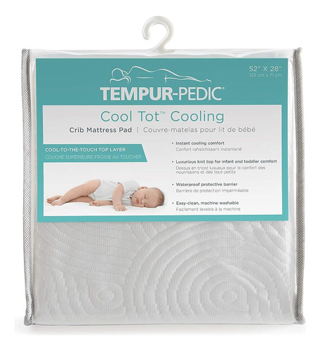 Tempur-pedic Cool Tot Waterproof Cooling Toddler And Baby Cr