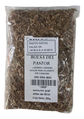 Bolsa Del Pastor 50 G Lleve 3 Pague Solo 2