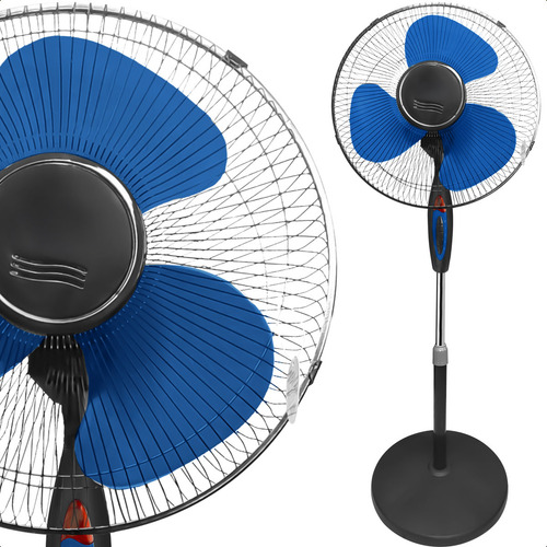 Ventilador De Coluna 220v 45w 3 Hélices E Climatizador Umidificador Portátil Led Kit Com 2