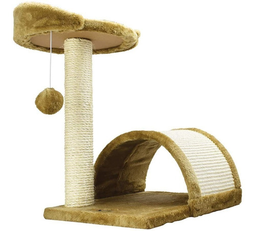 Mueble Rascador P/gato Con Arco Y Plataforma Fancy Pets. 