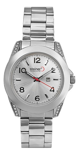 Reloj Para Dama Steiner Con Fechador Extensible Acero Inox