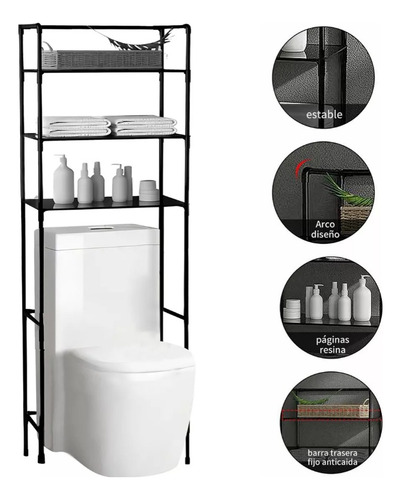 Ovily Toallero Mueble Organizador Baño Rack Estante Sanitari