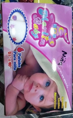 Imagen 2 de 5 de Pañales De Tela Merlina Baby Excelente Calidad 100% Algodón