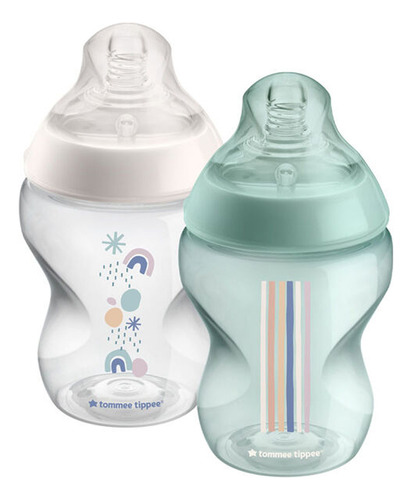 Biberón Tommee Tippee Closer To Nature 9oz 2pz Aqua