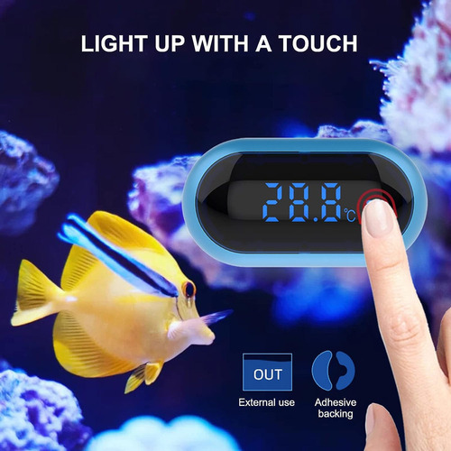 Termómetroparapecera, Termómetroacuario, Pantalladigital Led