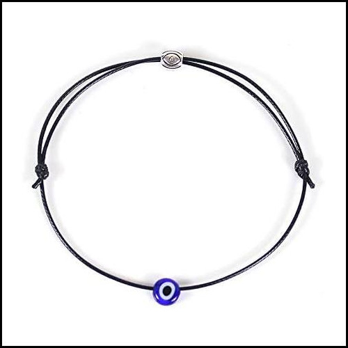 Huno Pulsera De Tobillo Con Mal De Ojo, Amuleto De La Ojo De Multicolor 8 Cm