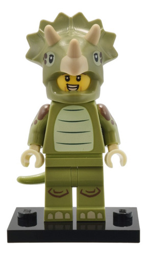 Lego Minifigura: Disfraz De Triceratops Serie 25