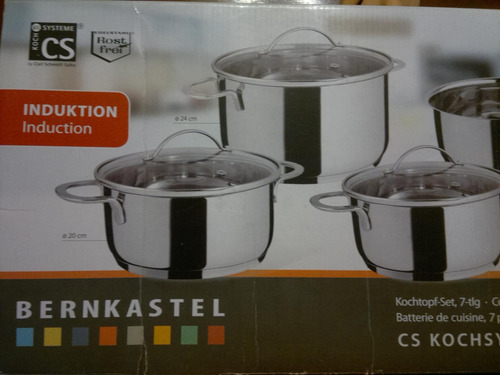 Ollas Bernkastel Cs Kochsysteme Alemanas Induccion 7 Pzas