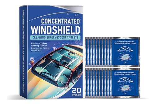 Tabletas Efervescentes Para Limpieza De Parabrisas De Coche