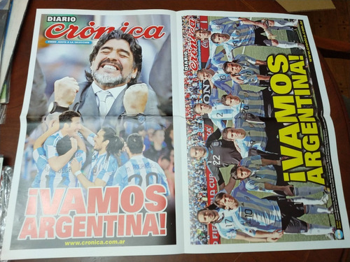 Poster Maradona Y Selección Argentina (099) Cronica