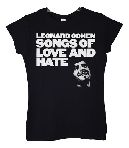 Polera Mujer Leonard Cohen Songs Of Love An Rock Abominatron