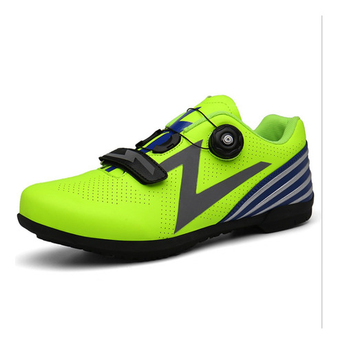 Zapatilla Ciclismo Mtb/ Ruta Fluo Talle40 Plantilla 25cms Ny