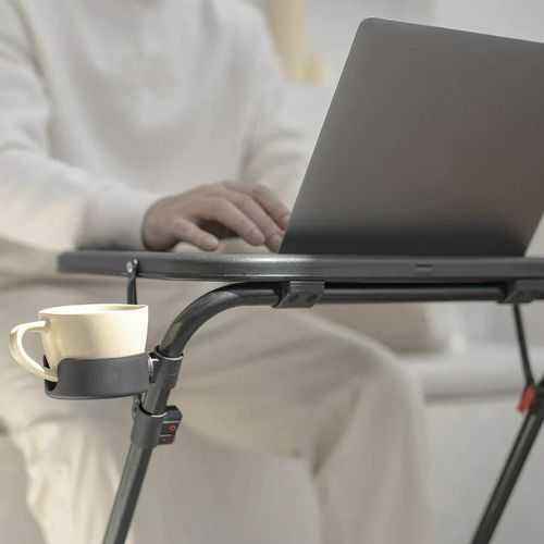 Mesa P/ Computadora Escritorio De Pie Porta Laptop Portavaso